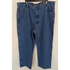 Rustler Men's Classic Relaxed Fit Straight Leg Jeans 44x30‎ New NWT